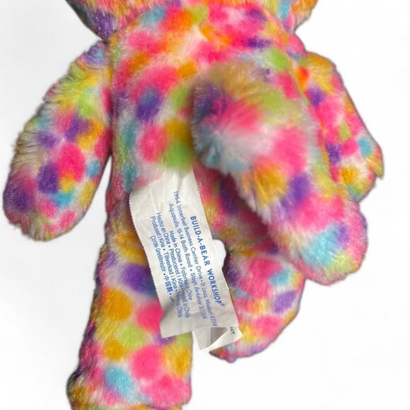 Build-A-Bear BAB Buddies 9" Rainbow Confetti Kitty Cat Plush - Picture 4 of 7